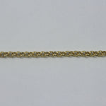 Bright Gold, 3.5mm Rolo Chain CC144-General Bead