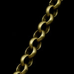 Antique Brass, 7mm Round Rolo Chain CC135-General Bead