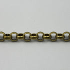 Antique Brass, 7mm Round Rolo Chain CC135-General Bead