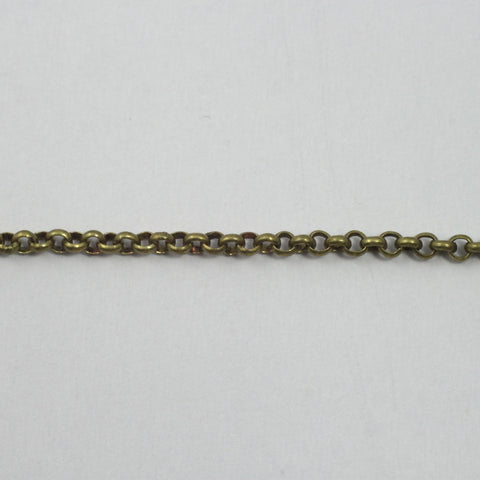 Antique Brass 2mm Rolo Chain CC177-General Bead