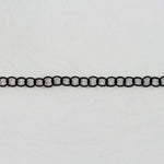 Matte Black, 4mm Round Cable Chain CC46-General Bead