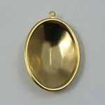 18mmx 25mm Cabochon Setting #77- Gold-General Bead