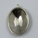 18mm x 25mm Cabochon Setting #77- Silver-General Bead