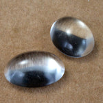 13mm x 18mm Oval Clear Glass Dome-General Bead