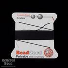 Black Griffin Silk Size 2 Needle End Bead Cord #CGG102-General Bead