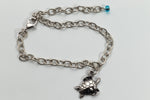 TierraCast 6-9” Rhodium Finish Adjustable Sea Turtle Bracelet #FJ-0000-06