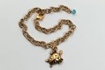 TierraCast 6-9” Gold Finish Adjustable Sea Turtle Bracelet #FJ-0000-07