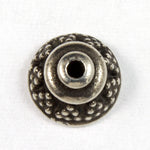 8mm Antique Silver "Bali" Tierracast Bead Cap #CKA112-General Bead