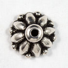 10mm Antique Silver Tierracast Pewter Dharma Bead Cap #CKA113-General Bead