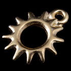 11mm Antique Silver Tierracast Pewter Radiant Sun Charm CK-027-General Bead