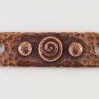 39mm Antique Copper Tierracast Spirals & Rivets Link (10 Pcs) #CK496-General Bead