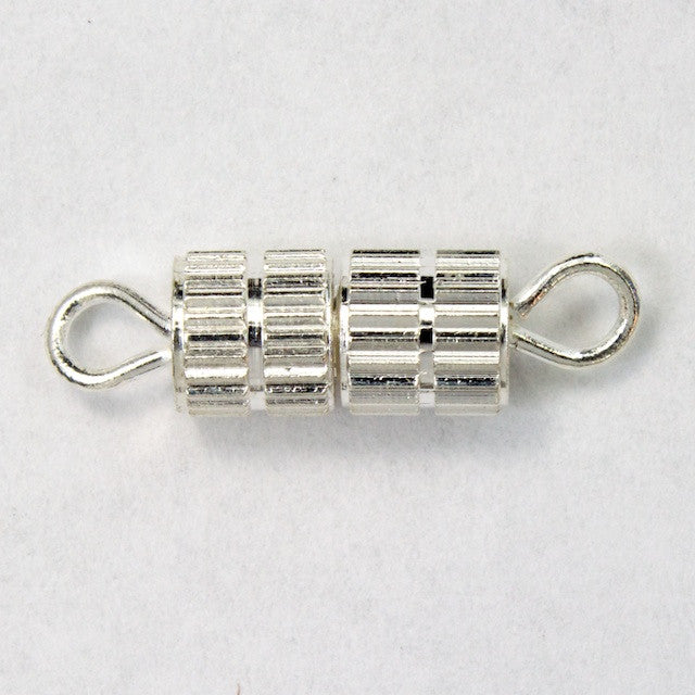 17mm Silver Barrel Clasp #CLB004 – General Bead