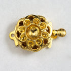 13.5mm Gold Flower Clasp #CLC094-General Bead