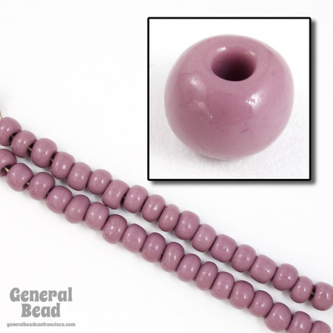 5/0 Opaque Mauve Czech Seed Bead (40 Gm, 1/2 Kilo) #CSA044-General Bead