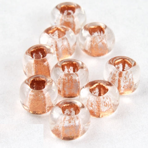10/0 Copper Lined Crystal Czech Seed Bead (1/2 Kilo) Preciosa #68105