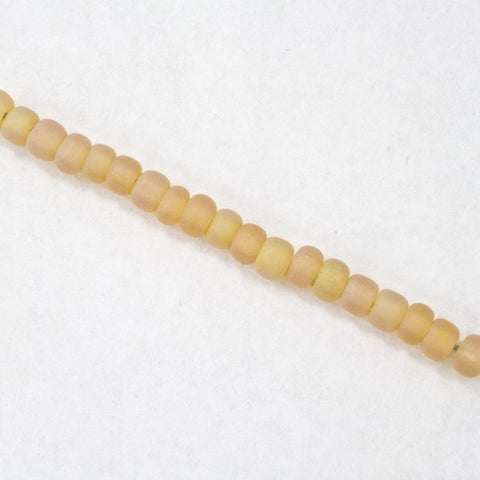 8/0 Matte Light Topaz AB Czech Seed Bead (1/2 Kilo) #BL440