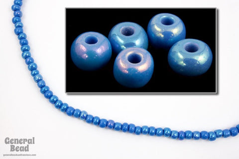 6/0 Opaque Slate Blue AB Seed Bead (20 Gm, 1/2 Kilo) #CSB219-General Bead