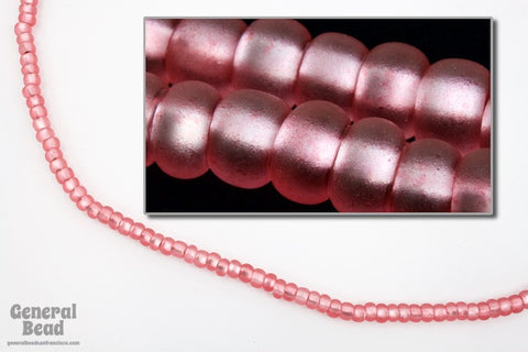 6/0 Matte Silver Lined Rose Seed Bead (20 Gm, 1/2 Kilo) #CSB293-General Bead