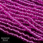 10/0 Silver Lined Pink Czech Seed Bead (10 Gm, Hank, 1/2 Kilo) #CSC021-General Bead