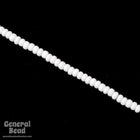 8/0 Opaque White Czech Seed Bead (40 Gm, 1/2 Kilo) #CSD001-General Bead
