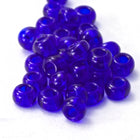 1/0 Transparent Cobalt Czech Seed Bead (1/4 Kilo) Preciosa #30100