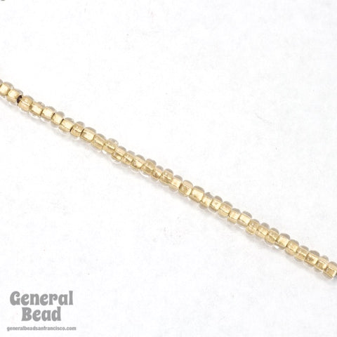 6/0 Gold Lined Crystal Seed Bead (20 Gm, 1/2 Kilo) #CSB136-General Bead
