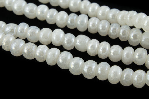 11/0 White Luster Czech Seed Bead (1/2 Kilo) #BL183