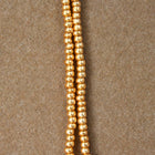 10/0 Metallic Gold Czech Seed Bead (1/2 Kilo) #BL020