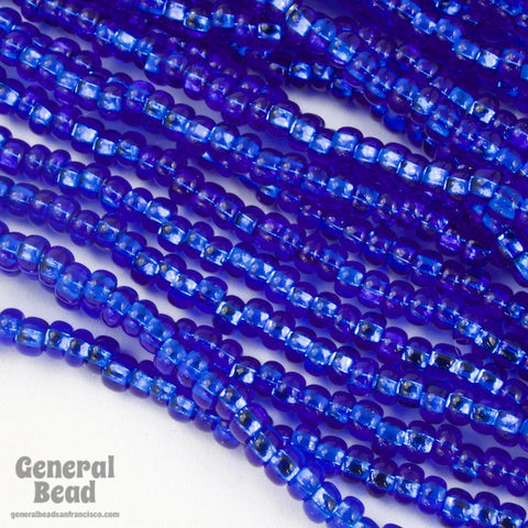 11/0 Silver Lined Capri Blue Czech Seed Bead (10 Gm, Hank, 1/2 Kilo) #CSG142-General Bead