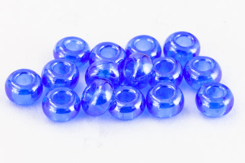 6/0 Luster Transparent Sapphire Czech Seed Bead (1/2 Kilo) Preciosa #36050