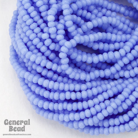 12/0 Opaque Baby Blue Czech Seed Bead (10 Gm, Hank, 1/2 Kilo) #CSH043-General Bead