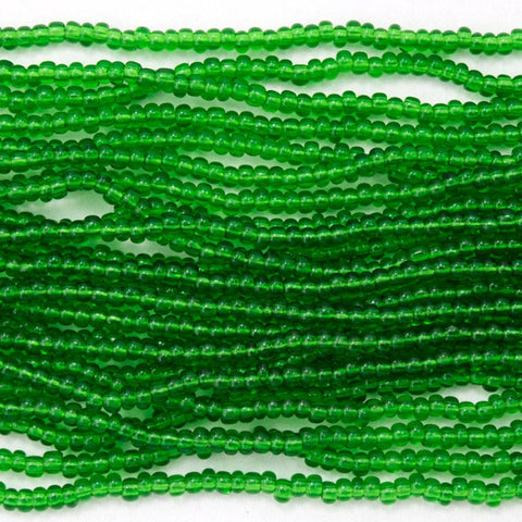 13/0 Transparent Grass Green Seed Bead-General Bead