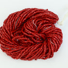 11/0 Opaque Dark Red 2 Cut Czech Seed Bead (10 Gm, Hank, 1/2 Kilo) #CSN014-General Bead