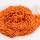 9/0 Opaque Orange 3-Cut Czech Seed Bead (5 Gm, Hank, 10 Hanks) #CSP002