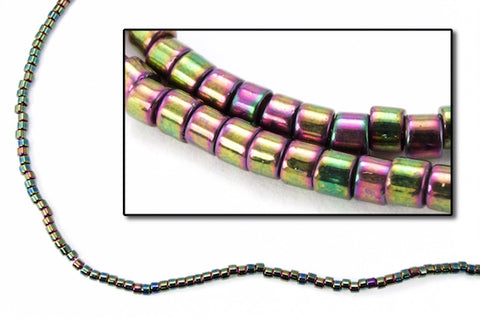 DB003- 10/0 Metallic Forest Green Iris Miyuki Delica Beads (50 Gm, 250 Gm)