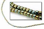 DBV024- 11/0 Metallic Green Iris Delica Beads-General Bead