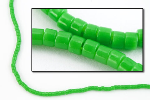 DBS724- 15/0 Opaque Pea Green Miyuki Delica Beads (5 Gm, 50 Gm, 250 Gm)