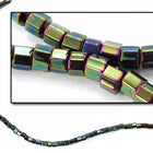 DBW003- 11/0 Green Iris Cut Delica Beads-General Bead