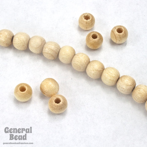4mm Natural Wood Bead #DXE004