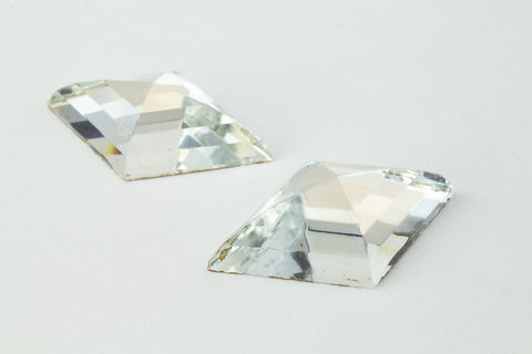 26mm x 16mm Crystal Diamond Cabochon #FGA027-General Bead