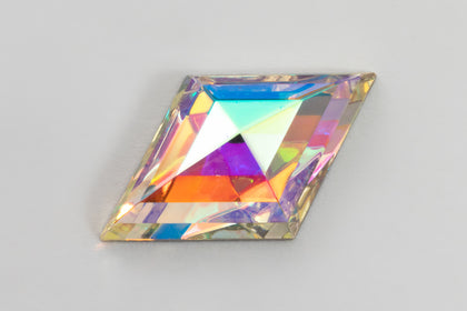 26mm x 16mm Crystal AB Diamond Cabochon #FGC027