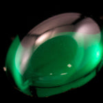 6mm x 8mm Emerald Oval Cabochon-General Bead