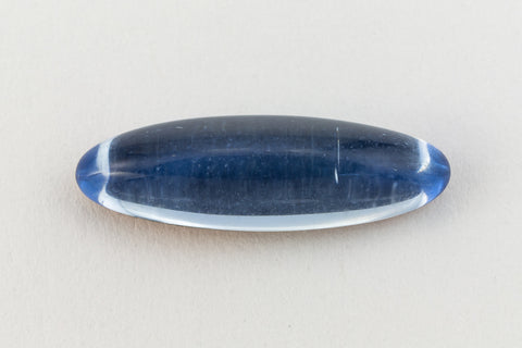 5mm x 16mm Light Sapphire Oval Cabochon (4 Pcs) #FGL018-General Bead