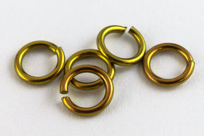 4mm Yellow Niobium Jump Ring 20 Gauge #NFA015-4-General Bead
