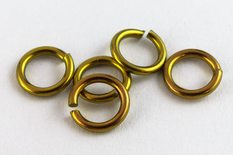 5mm Yellow Niobium Jump Ring 20 Gauge #NFA015-5-General Bead