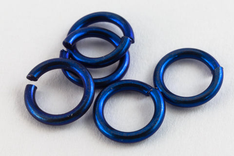 6mm Dark Blue Niobium Jump Ring 20 Gauge #NFE015-6-General Bead