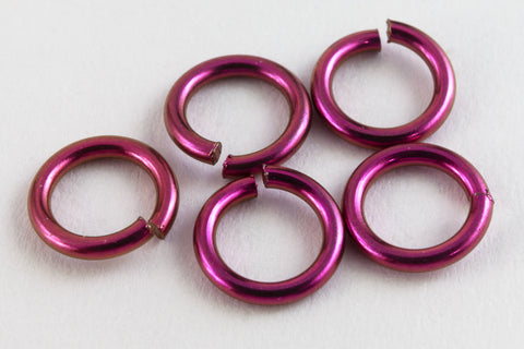 6mm Pink Niobium Jump Ring 20 Gauge #NFG015-6-General Bead