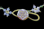 Springtime Crystal Flower Lace Necklace-General Bead