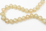16" Strand 19mm x 20mm Champagne Resin Saucer Beads (25 Pcs) #RES503