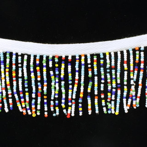 2 1/4" Opaque Multi-Color Beaded Fringe-General Bead